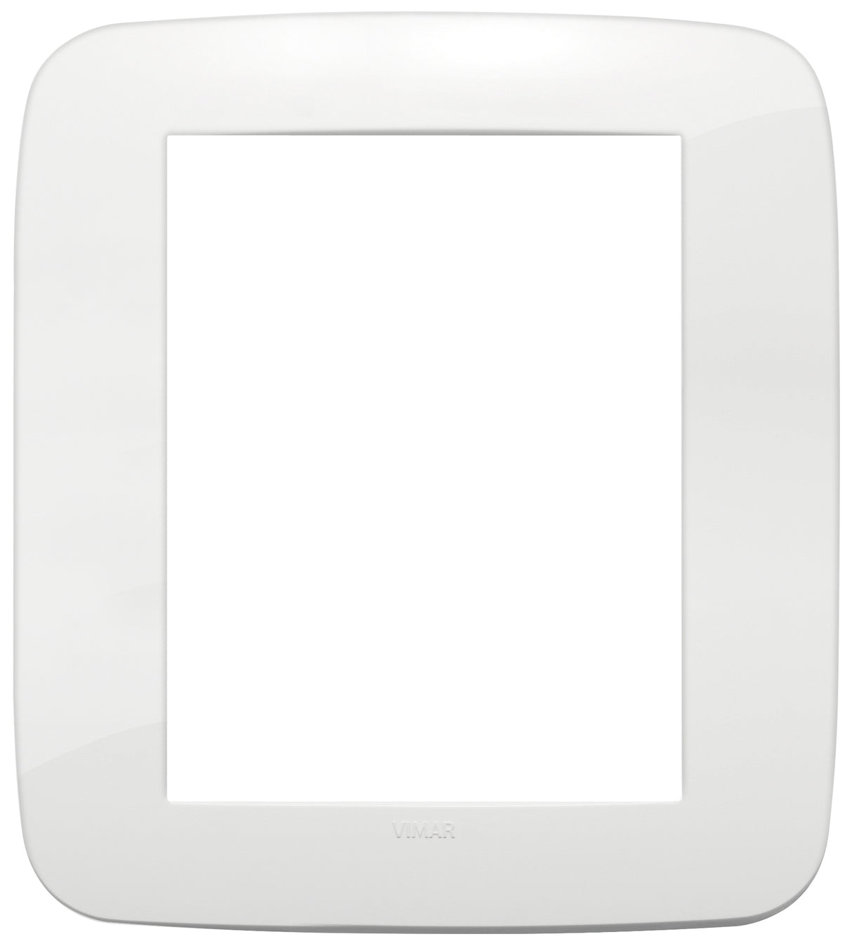 Vimar Arke Round Plate 8M Technopolymer White