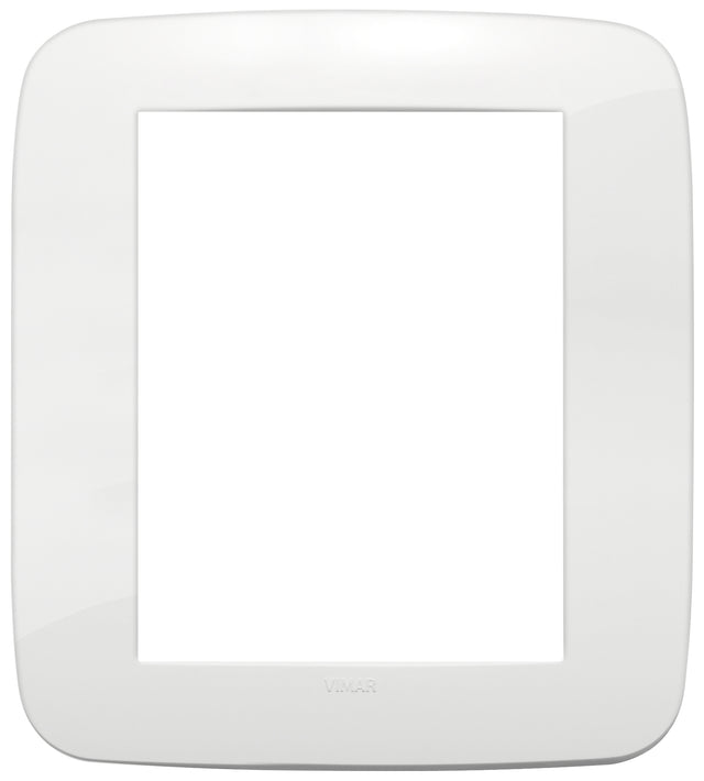 Vimar Arke Round Plate 8M Technopolymer White