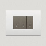 Vimar Arke Plastic 3 Gang switch - White - 16A - PHOTO 3