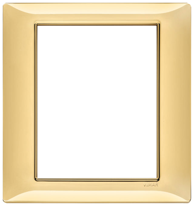 Vimar Plana Plate 8M Technopolymer Polished Gold