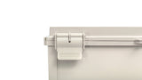 Boxco Q-Series 300x300x160mm Plastic Enclosure, IP67, IK08, ABS, Grey Cover, Hinge Type with Plate - PHOTO 1