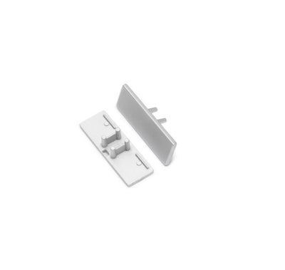 Archilight End Cap for SPINA LED Extrusion - Without Wiring Holes - Silver