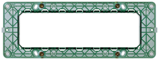 Vimar VM-14617 Frame 7M with Screws Green