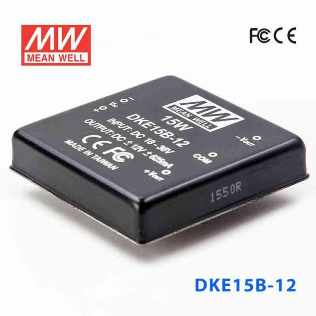 Mean Well DKE15B-12 DC-DC Converter - 15W - 18~36V in ±12V out 625mA