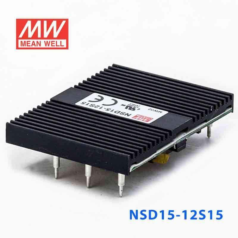 Mean Well NSD15-12S15 DC-DC Converter - 15W - 9.4~36V in 15V out 1A - PHOTO 1
