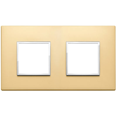 Vimar Eikon Evo Plate 4M (2+2) 71MM Aluminium Satin Gold