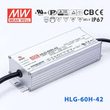 Mean Well HLG-60H-42 Power Supply 60W 42V 1.45A