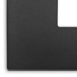 Vimar Arke Classic Plate 21M Technopolymer Black