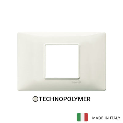 Vimar Plana Plate 2centrM Techn. Cream White