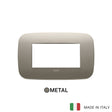 Vimar Arke Round Plate 4M Metal Matt Beige