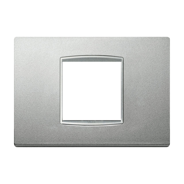 Vimar Eikon Chrome Plate 2centrMBS Bright Matt Silver