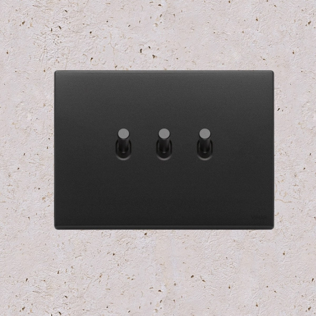 Vimar Eikon Vintage Metal 3 Gang Switch - Anthracite Grey - 10A - PHOTO 5