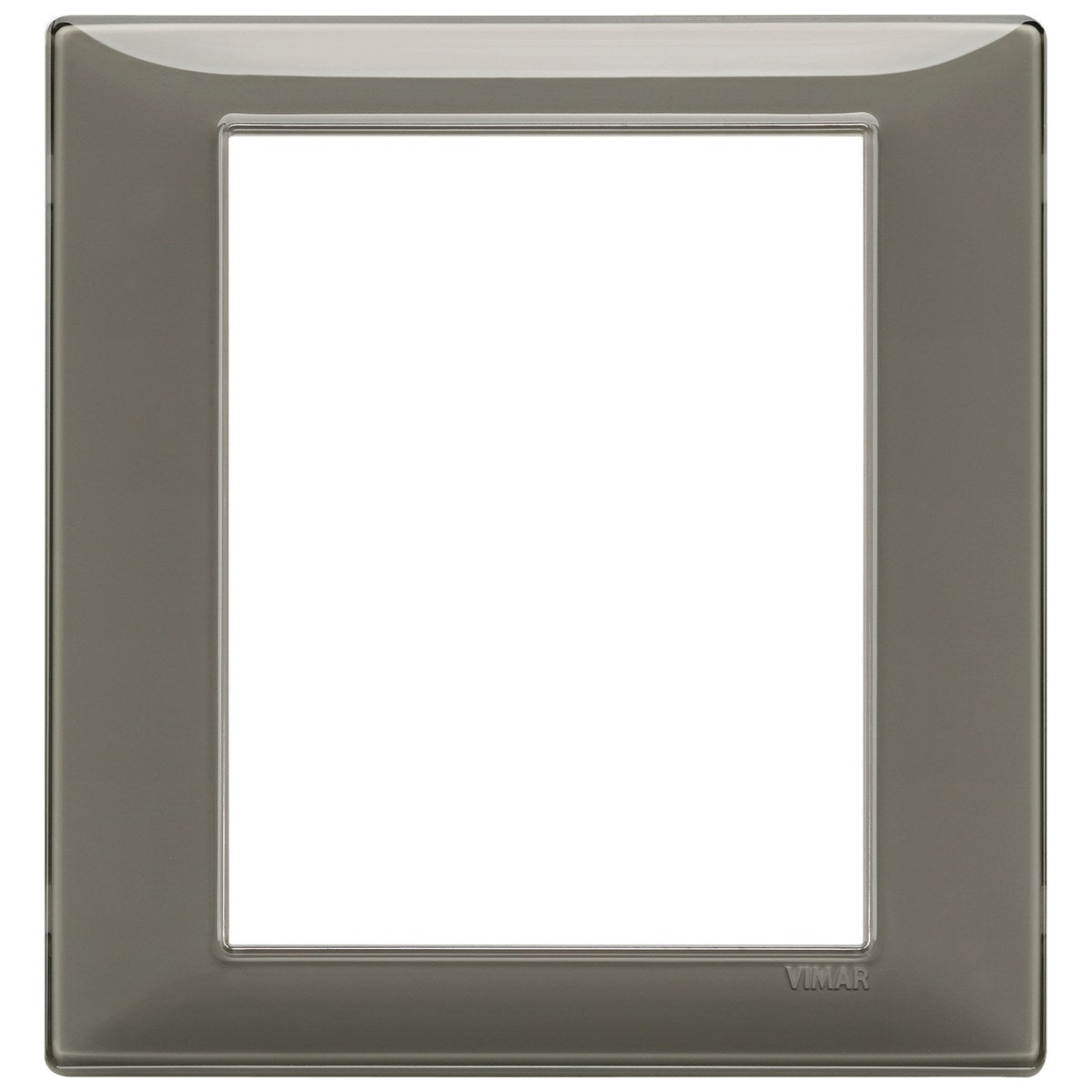Vimar Plana Plate 8M Technopolymer Reflex Ash