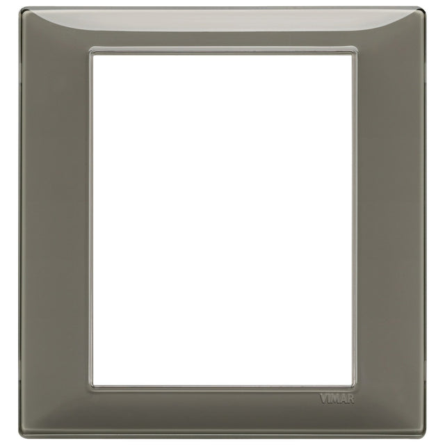 Vimar Plana Plate 8M Technopolymer Reflex Ash