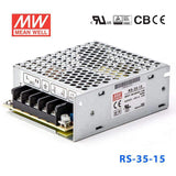 Mean Well RS-35-15 Power Supply 35W 15V 2.4A