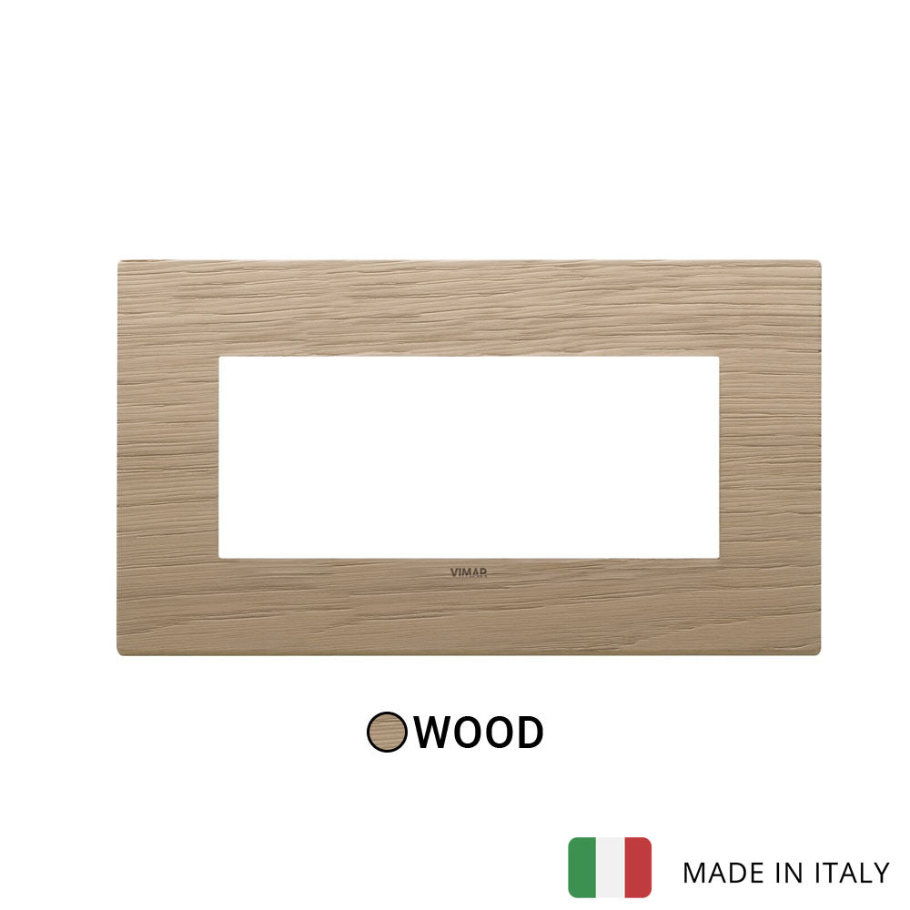 Vimar Eikon Exe Plate 5M Wood Oak