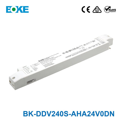 BOKE BK-DDV240S-AHA24V0DN 240W 24V DALI-2 DT8 Tunable White LED Driver 10A