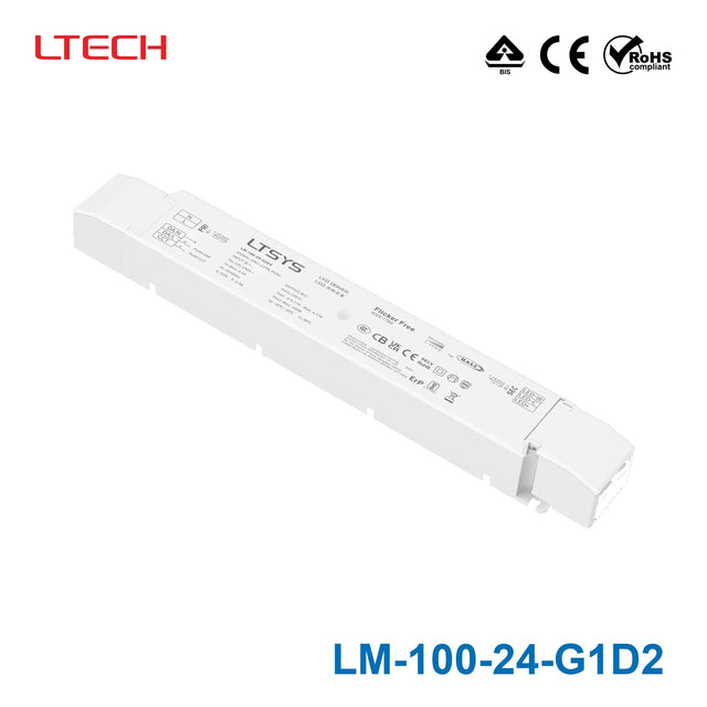 Ltech LM-100-24-G1D2 100W 24VDC CV DALI2 LED Driver 4.17A