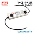 Mean Well ELG-200-24-3Y Power Supply 200W 24V 8.4A — 3-Wire Input (with Earth)
