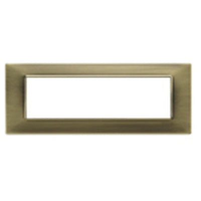 Vimar Plana Plate 7M Metal Antique Brass