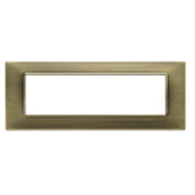 Vimar Plana Plate 7M Metal Antique Brass