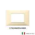 Vimar Plana Plate 3M Technopolymer Cream White