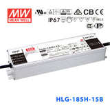 Mean Well HLG-185H-15AB Power Supply 172.5W 15V - Adjustable and Dimmable 11.5A