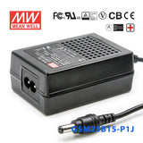 Mean Well GSM25B15-P1J Power Supply 25W 15V 1.66A