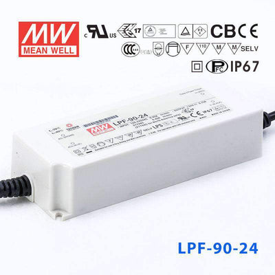 Mean Well LPF-90-24 Power Supply 90W 24V 3.75A