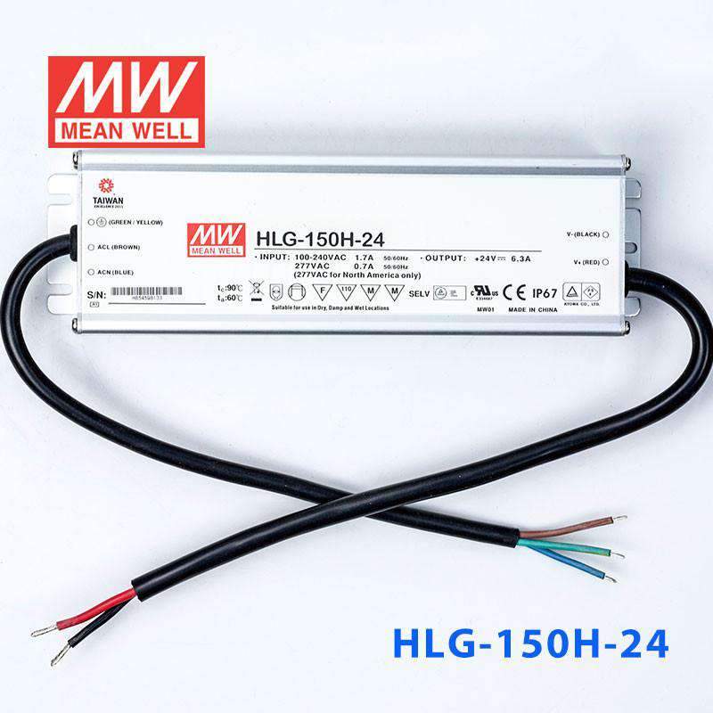 Mean Well S-HLG-150H-24 Power Supply 150W 24V with AU/NZ plug 6.3A - PHOTO 2