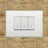 Vimar Arke Plastic 3 Gang switch - White - 16A - PHOTO 8