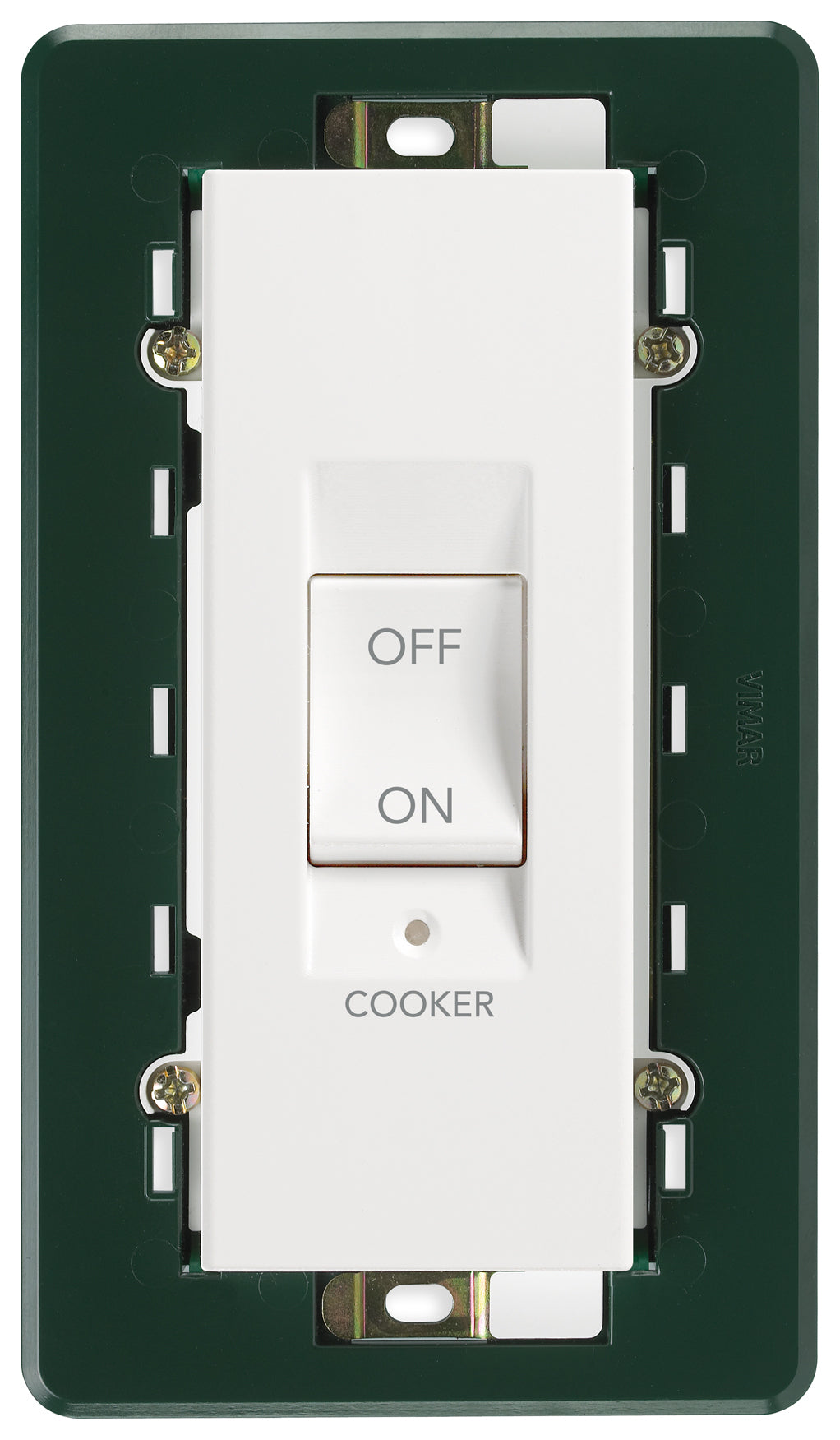 Plana 2P 45A 1-Way Cooker  Switch 5M White