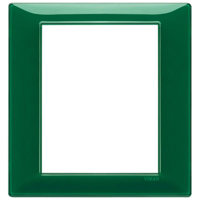 Vimar Plana Plate 8M Technopolymer Reflex Emerald