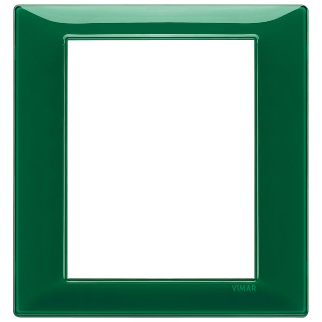 Vimar Plana Plate 8M Technopolymer Reflex Emerald