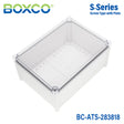 Boxco S-Series 280x380x180mm Plastic Enclosure, IP67, IK08, ABS, Transparent Cover, Screw Type