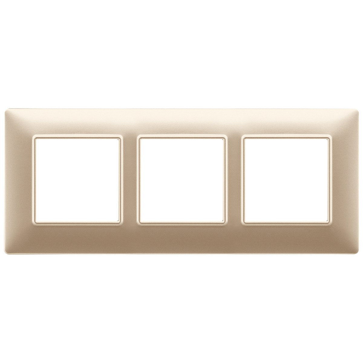 Vimar Plana Plate 6M Technopolymer Matt Champagne