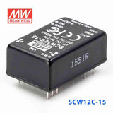 Mean Well SCW12C-15 DC-DC Converter - 12W 36~72V DC in 15V out - PHOTO 1