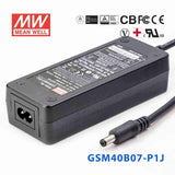 Mean Well GSM40B07-P1J Power Supply 40W 7.5V 5.34A