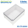 Boxco S-Series 280x380x180mm Plastic Enclosure, IP67, IK08, PC, Transparent Cover, Screw Type