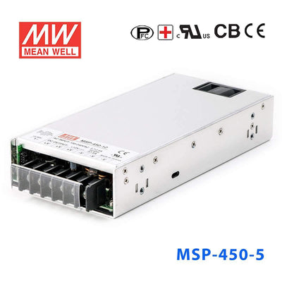 Mean Well MSP-450-5  Power Supply 450W 5V 90A
