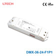 Ltech DMX-36-24-F1P1 36W 24VDC CV DMX LED Driver - DMX dimmable 1.5A