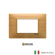 Vimar Plana Plate 3M Wood Cherry
