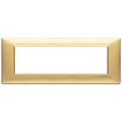 Vimar Plana Plate 7M Technopolymer Matt Gold