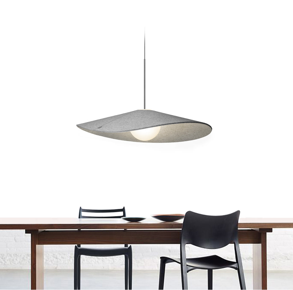 Pablo Pendant Bola Felt 42" Pebble/Grey - PHOTO 7