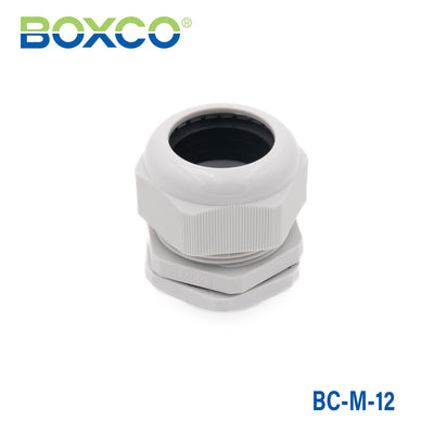 Boxco Plastic Cable Gland 3~6.5mm Cable Range BC-M-12