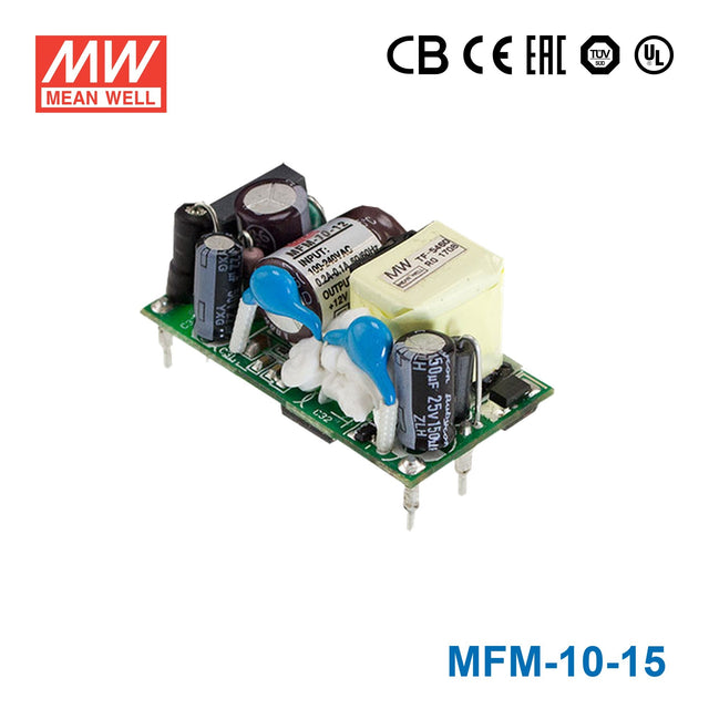 Mean Well MFM-10-15 Power Supply 10W 15V