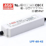 Mean Well LPF-60-42 Power Supply 60W 42V 1.43A