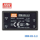 Mean Well IRM-05-3.3 Switching Power Supply 4.125W 3.3V 1.25A - Encapsulated - PHOTO 2