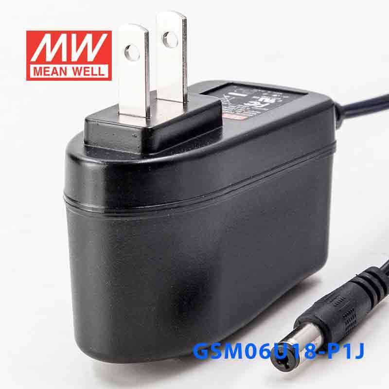 Mean Well GSM06U18-P1J Power Supply 06W 18V 330mA - PHOTO 1