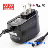 Mean Well GSM06U15-P1J Power Supply 06W 15V 400mA